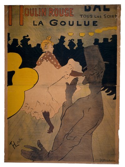 Moulin Rouge, 1891 door Henri de Toulouse Lautrec